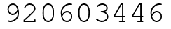 Число 920603446.