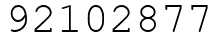 Число 92102877.