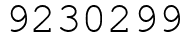 Число 9230299.