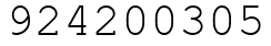 Число 924200305.