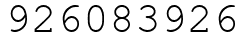 Число 926083926.