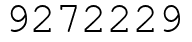 Число 9272229.