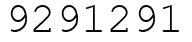 Число 9291291.