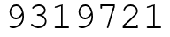 Число 9319721.