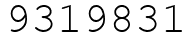Число 9319831.