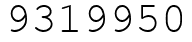 Число 9319950.