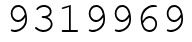 Число 9319969.
