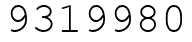 Число 9319980.
