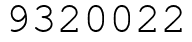 Число 9320022.