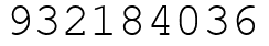 Число 932184036.