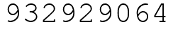 Число 932929064.