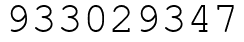 Число 933029347.