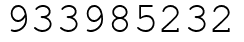 Число 933985232.