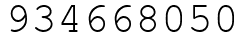 Число 934668050.