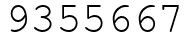 Число 9355667.