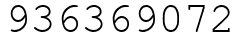 Число 936369072.