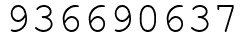 Число 936690637.