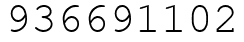 Число 936691102.