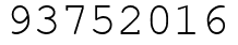 Число 93752016.