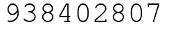 Число 938402807.