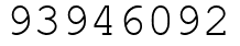 Число 93946092.