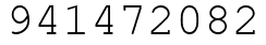 Число 941472082.