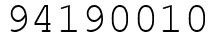 Число 94190010.