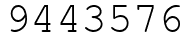 Число 9443576.
