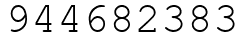 Число 944682383.
