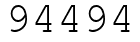 Число 94494.