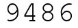 Число 9486.