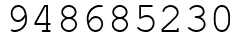 Число 948685230.