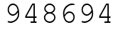 Число 948694.