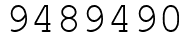 Число 9489490.