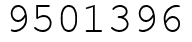 Число 9501396.