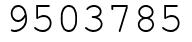 Число 9503785.