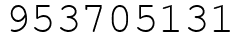 Число 953705131.