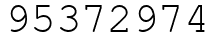 Число 95372974.