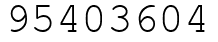 Число 95403604.