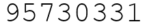 Число 95730331.
