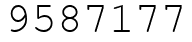 Число 9587177.