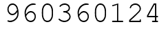 Число 960360124.