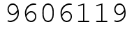 Число 9606119.