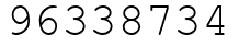 Число 96338734.