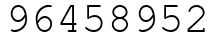 Число 96458952.