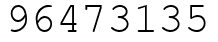 Число 96473135.