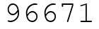 Число 96671.