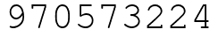 Число 970573224.