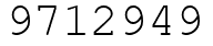 Число 9712949.