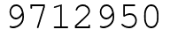 Число 9712950.